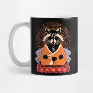 Raccoon Namaste Mug